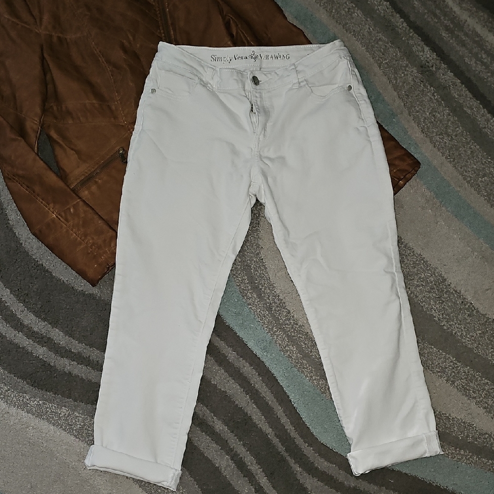 Simply Vera Vera Wang Roll Cuff Capri